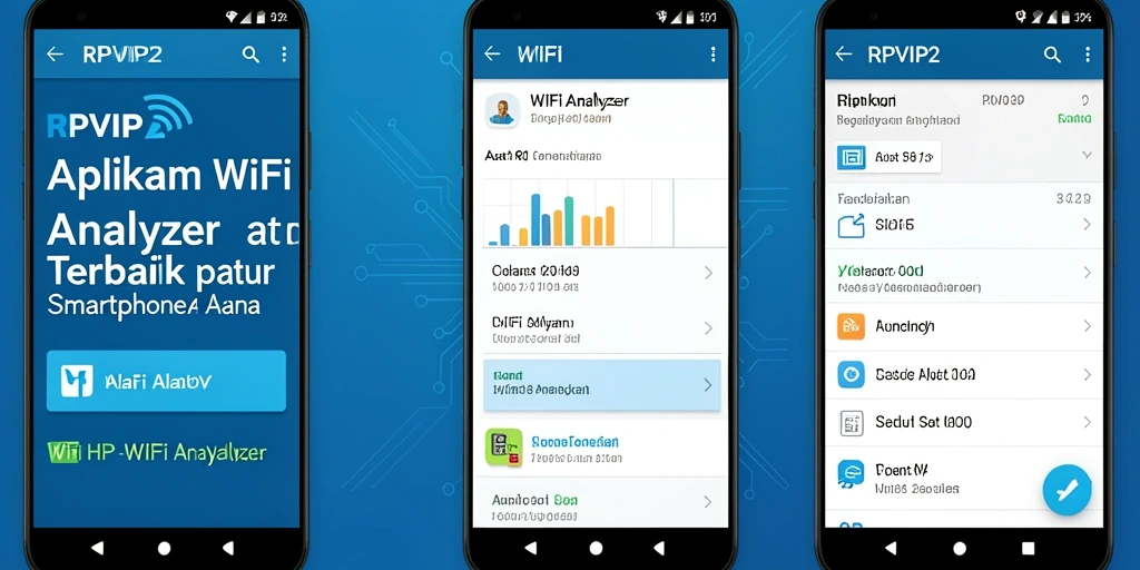 Screenshot antarmuka RPVIP2 menunjukkan analisis WiFi yang jelas dan informatif.